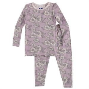 Pajama Set in Poppies Print